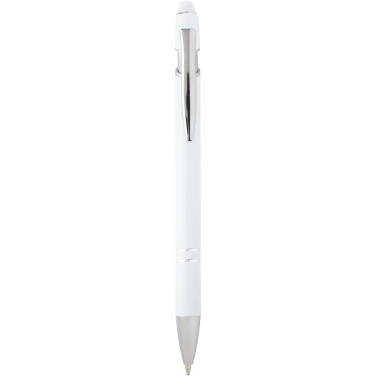 Logo trade promotional merchandise image of: Kish ballpoint pen with silver finish (blue ink)