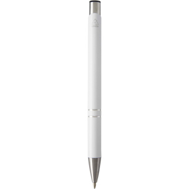 Logotrade business gift image of: Moneta recycled aluminium ballpoint pen (blue ink)