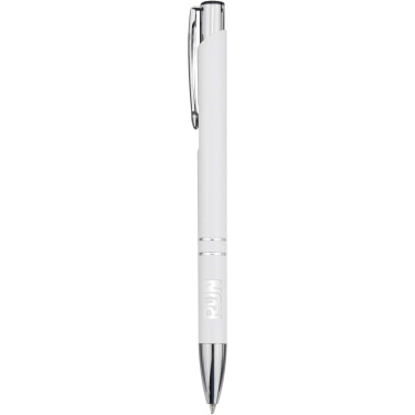 Logotrade promotional merchandise picture of: Moneta recycled aluminium ballpoint pen (blue ink)