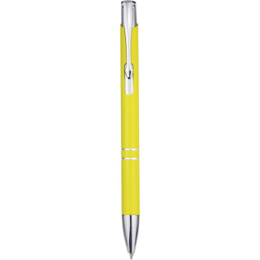 Logo trade promotional product photo of: Moneta recycled aluminium ballpoint pen (blue ink)