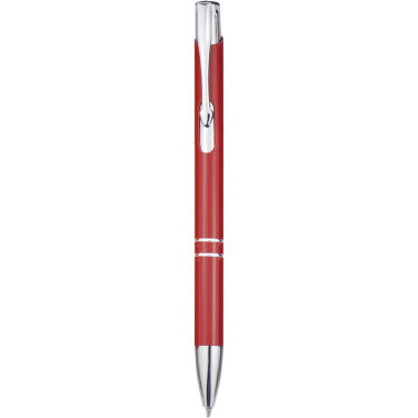 Logotrade promotional gift picture of: Moneta recycled aluminium ballpoint pen (blue ink)