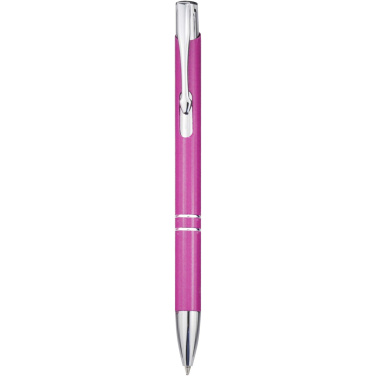 Logo trade corporate gifts image of: Moneta recycled aluminium ballpoint pen (blue ink)