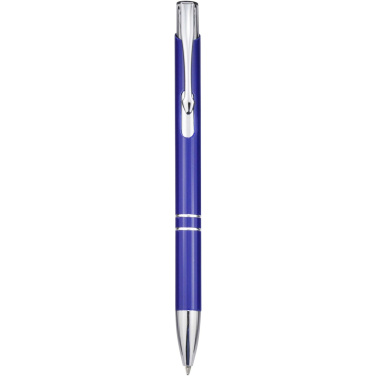 Logo trade advertising products picture of: Moneta recycled aluminium ballpoint pen (blue ink)