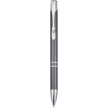 Moneta recycled aluminium ballpoint pen (blue ink), Grey