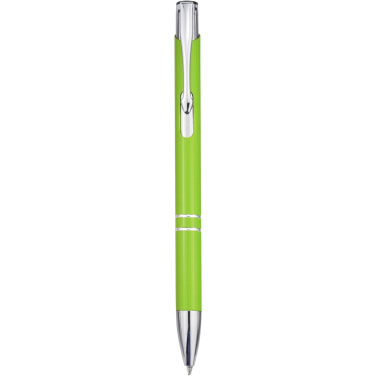 Logotrade business gift image of: Moneta recycled aluminium ballpoint pen (blue ink)