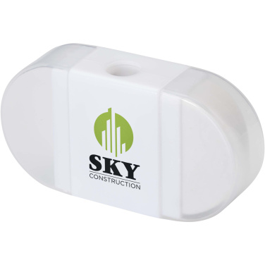 Logo trade promotional items picture of: Velvi pencil sharpener with eraser 