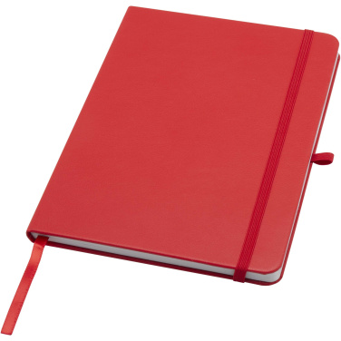 Logo trade promotional items picture of: Teak A5 recycled hard cover notebook with lined pages