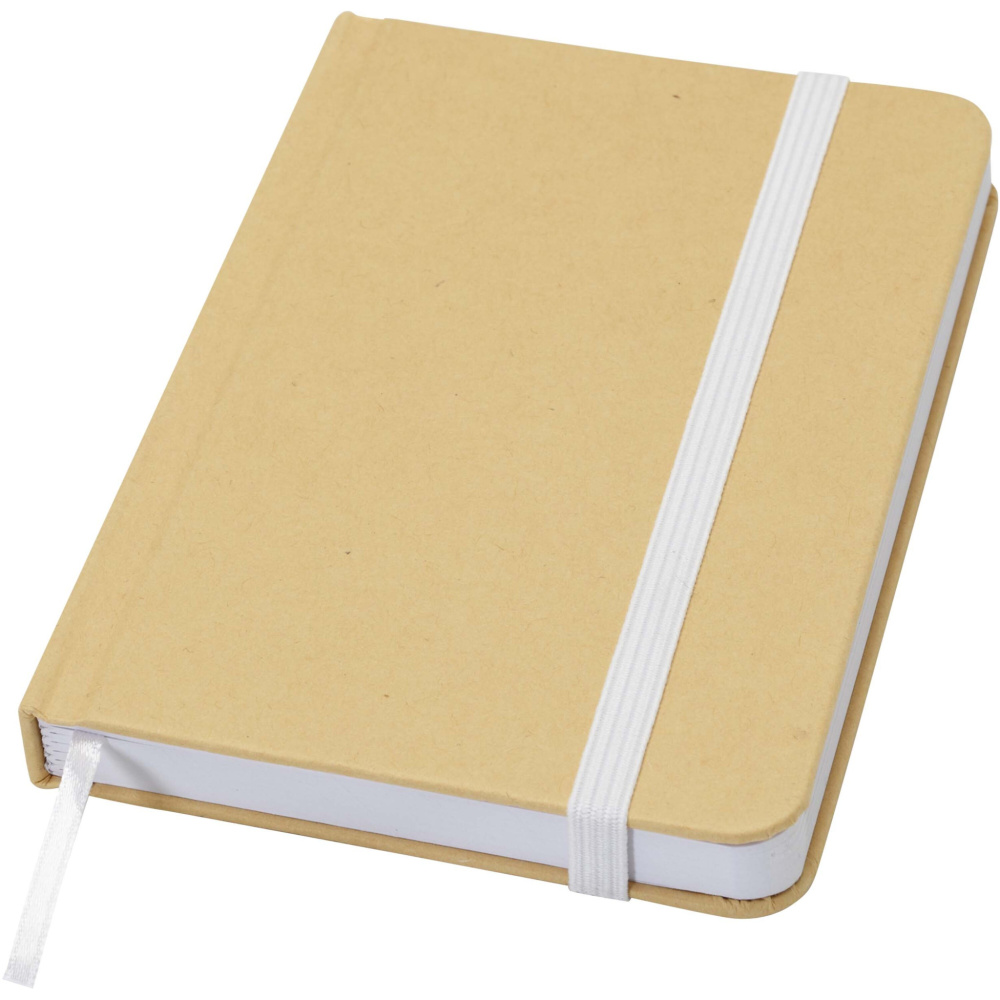 Logotrade promotional merchandise photo of: Reed A6 recycled hard cover notebook with plain pages