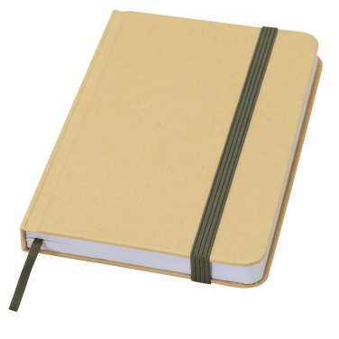 Logotrade promotional gift image of: Reed A6 recycled hard cover notebook with plain pages