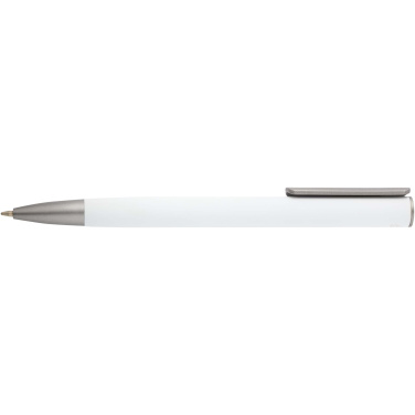 Logotrade business gift image of: Ziguur recycled aluminium ballpoint pen (black ink)