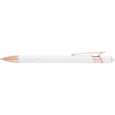 Logo trade promotional gifts image of: Nanna ballpoint pen with rose gold finish (black ink)