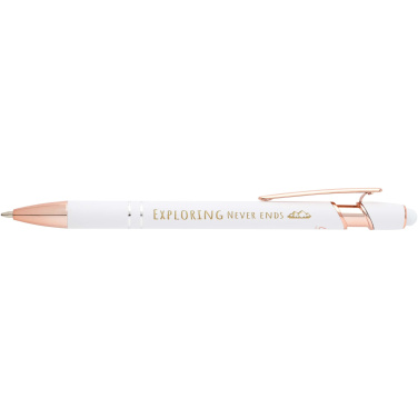 Logotrade promotional merchandise picture of: Nanna ballpoint pen with rose gold finish (black ink)