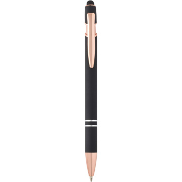 Logo trade promotional merchandise picture of: Nanna ballpoint pen with rose gold finish (black ink)