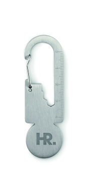 Logo trade advertising products image of: Multifunctional key ring token