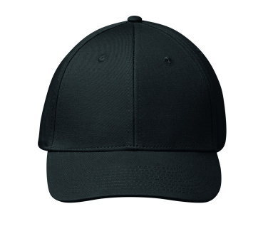 Logo trade business gifts image of: 6 panel cotton baseball cap