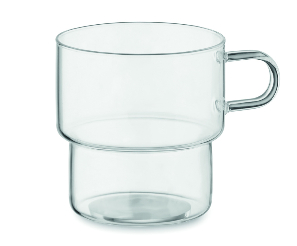 Logo trade advertising products picture of: High borosilicate glass 300 ml