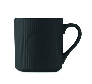 Logotrade promotional products photo of: Ribbed ceramic mug mat 340 ml