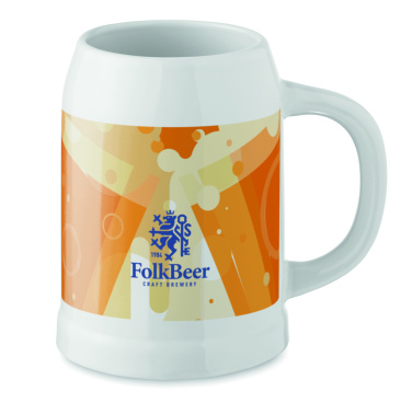 Logotrade promotional giveaway image of: Sublimation beer mug 500 ml