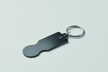 Logotrade promotional merchandise photo of: Key ring with trolley token