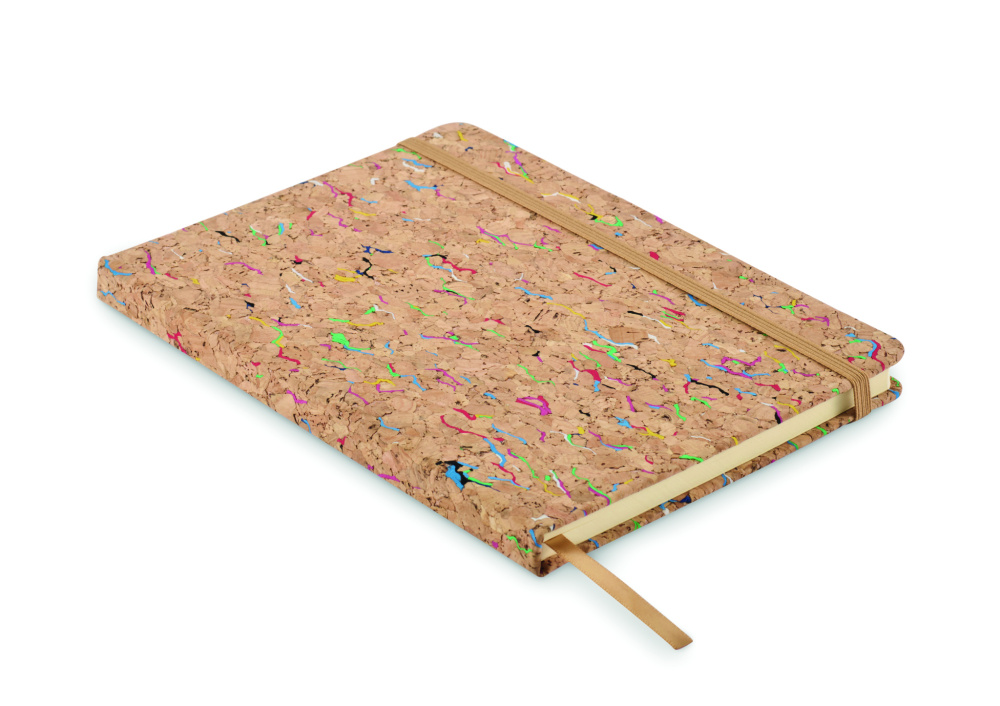 Logotrade advertising product picture of: A5 cork coloured notebook