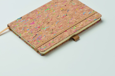 Logo trade advertising products picture of: A5 cork coloured notebook