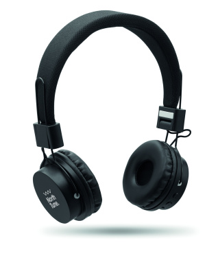 Logo trade business gift photo of: ABS wireless foldable headphone