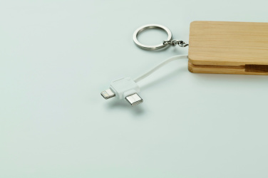 Logo trade promotional products picture of: Key ring charging cable