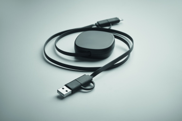 Logo trade promotional item photo of: 60W retractable charging cable