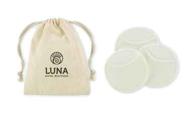 Logo trade promotional giveaways image of: Reusable face cleaning pad set