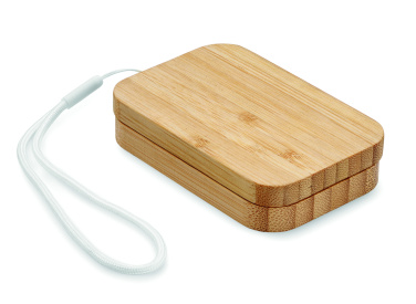 Logo trade advertising products image of: 15W wireless charger in bamboo