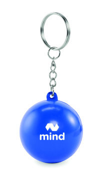 Logo trade promotional gifts picture of: PU ball shape key ring