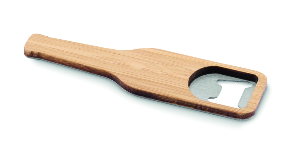 Logo trade promotional merchandise picture of: Bamboo bottle opener