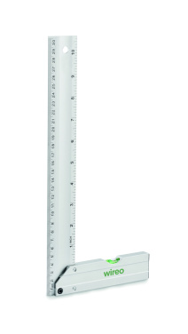 Logo trade promotional product photo of: Aluminium level ruler 30 cm