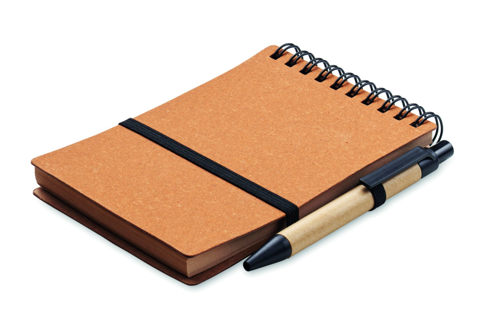 Logotrade promotional products photo of: Recycled notebook with ball pen