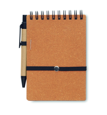 Logotrade corporate gifts photo of: Recycled notebook with ball pen