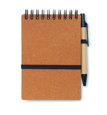 Logotrade promotional gifts photo of: Recycled notebook with ball pen