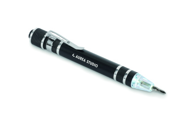 Logo trade promotional merchandise photo of: recycled multi tool pen