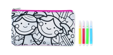 Logotrade business gift image of: Pencil case with markers