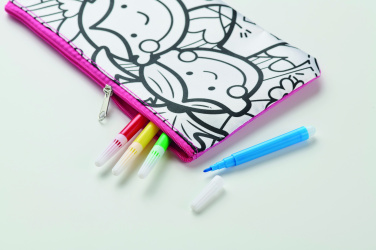 Logo trade advertising products picture of: Pencil case with markers