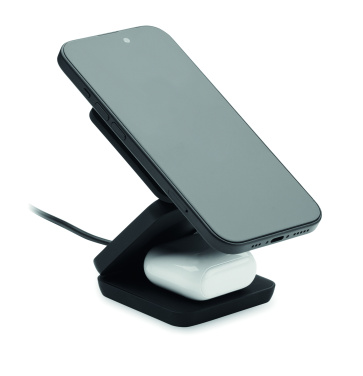 Logo trade promotional merchandise photo of: 3in1 foldable charging station