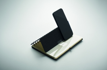 Logotrade promotional gift picture of: A5 notebook with phone holder