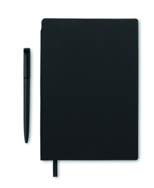 Logo trade promotional item photo of: A5 PU notebook with pen