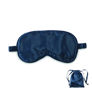 Logo trade promotional giveaway photo of: Soft polyester eye mask