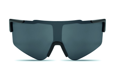 Logo trade promotional giveaways image of: Mirrored sports sunglasses