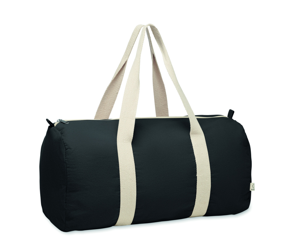 Logotrade corporate gift picture of: Recycled cotton sports bag