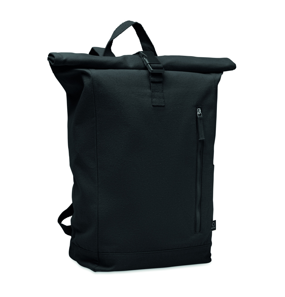 Logo trade promotional product photo of: Roll top backpack 390 gr/m²