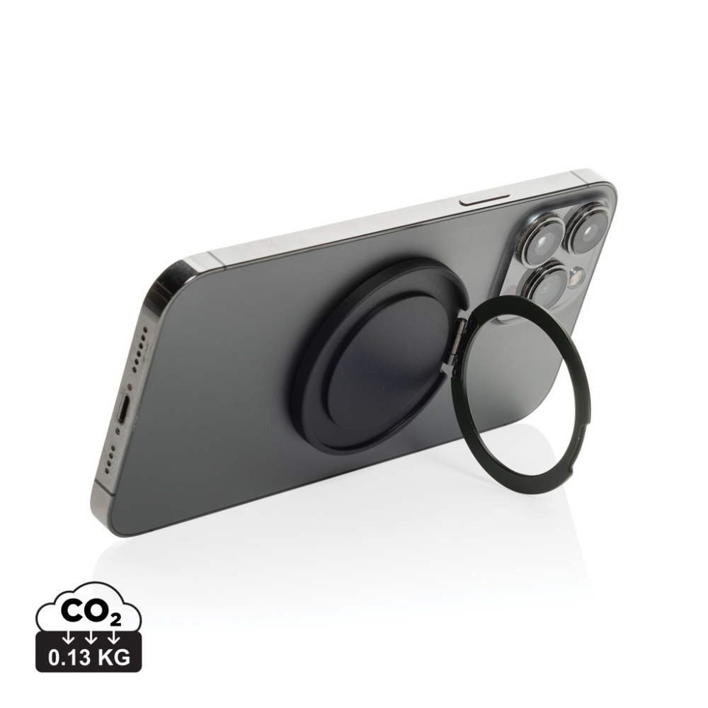 Logotrade promotional item image of: Terra Magnetic RCS rplastic magnetic phone holder with ring