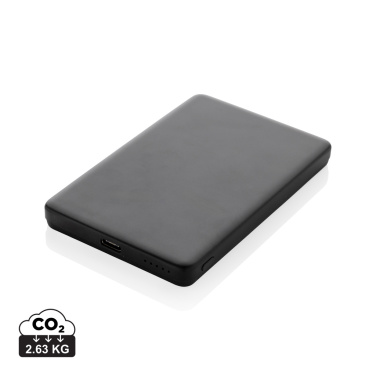 Logo trade corporate gift photo of: Orion RCS recycled aluminum 5000 mah 5W magnetic powerbank