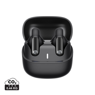 Logotrade promotional item image of: Urban Vitamin Long Beach ENC rplastic wireless earbuds