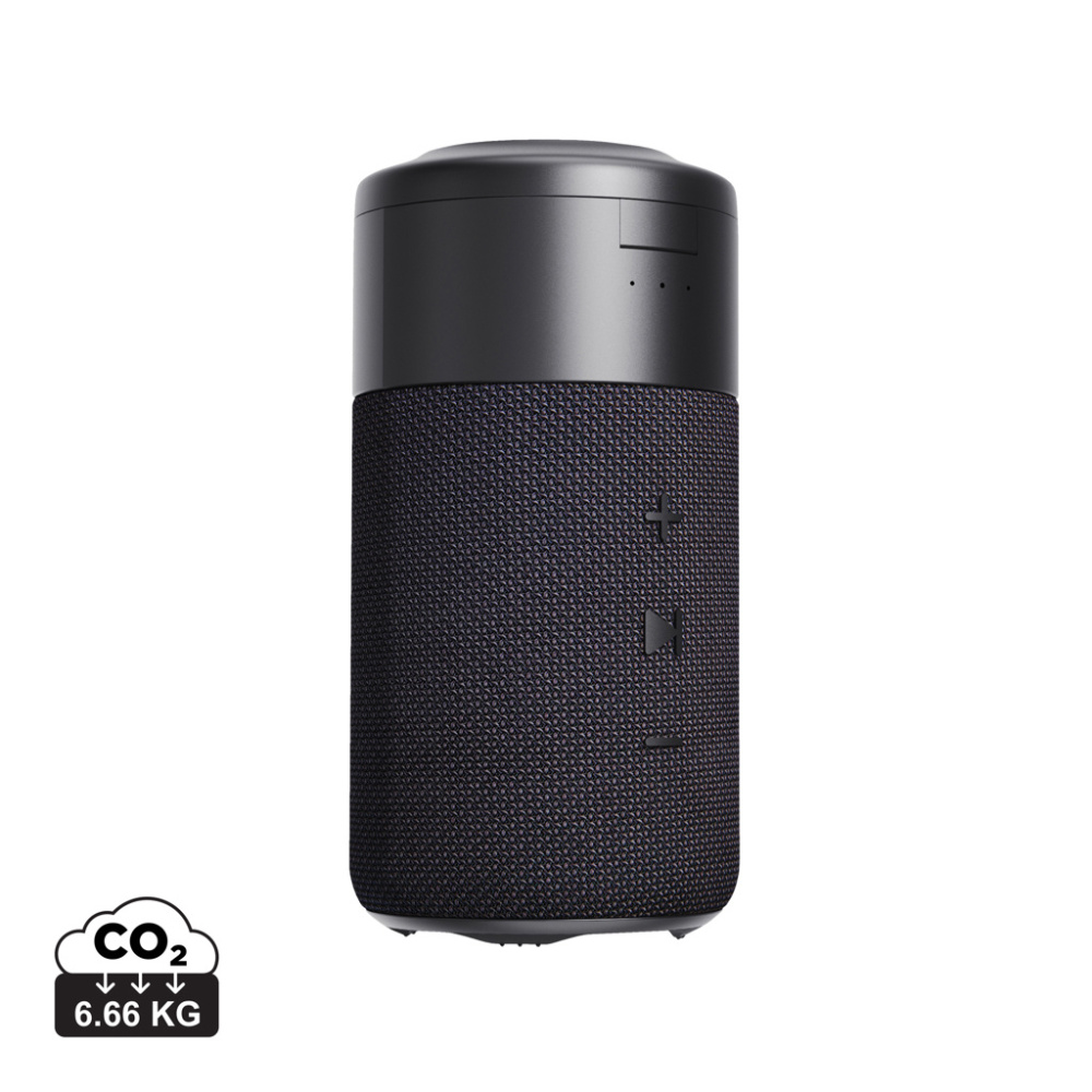 Logo trade promotional items picture of: Urban Vitamin Anaheim RCS recycled 10W speaker 15W charger